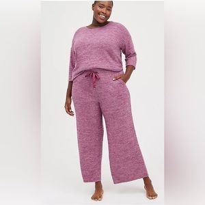 SOLD AS A SET! Torrid Size 1 (14/16) Super Soft Dolman Lounge Tee and Pants